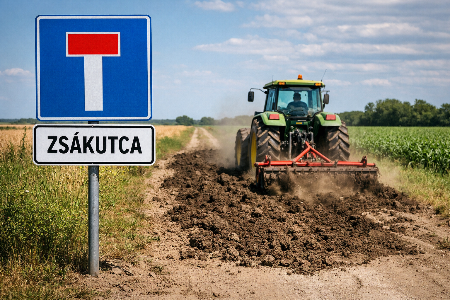 HIRDETMÉNY - Külterületi mezőgazdasági utak beszántásának / elfoglalásának megszüntetése – felhívás helyreállításra